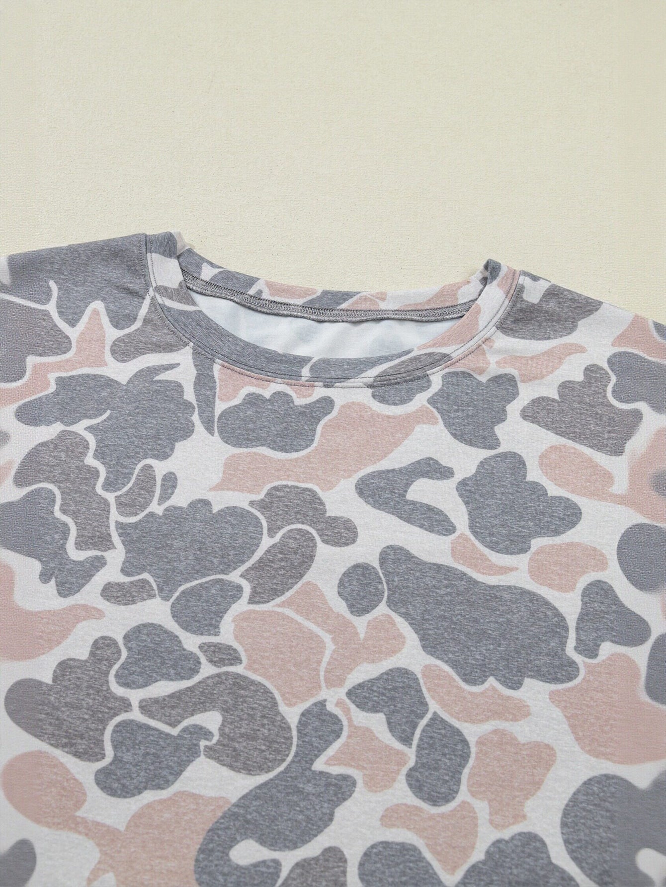 Comfy Camo Print Lounge Pants Set