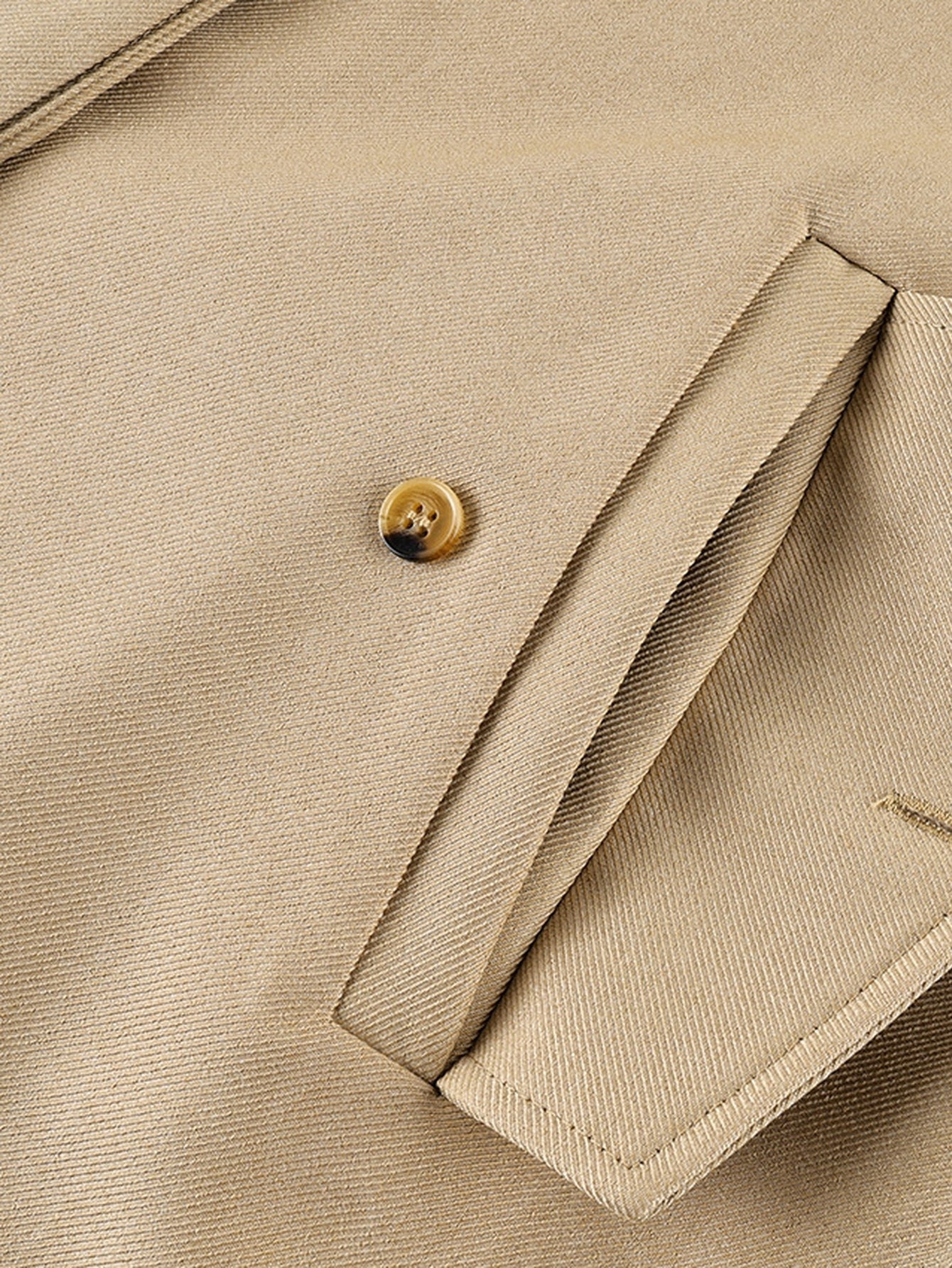 Elegant Belted Cropped Trench Coat