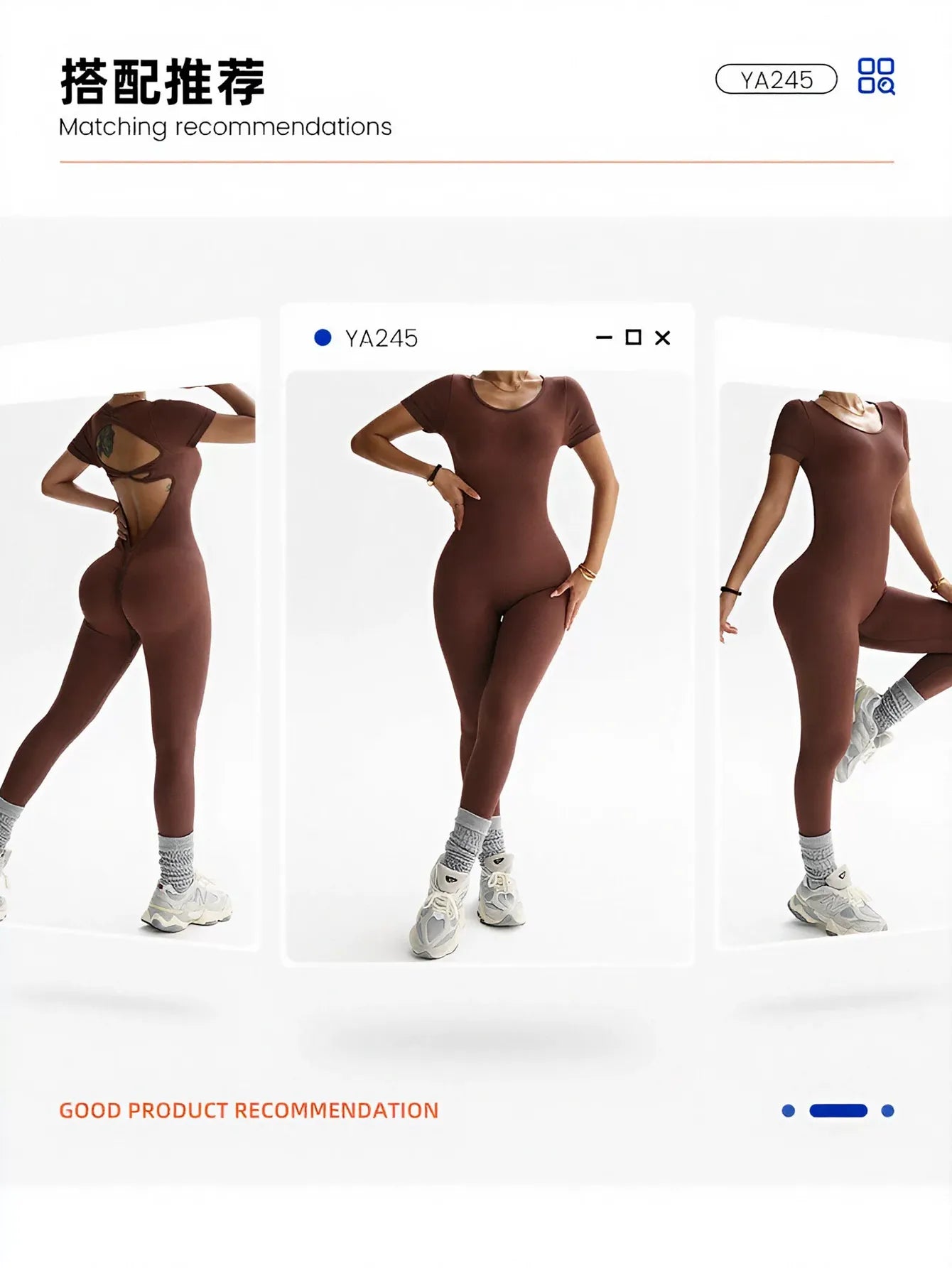Slimming Zip Up Sport Jumpsuit