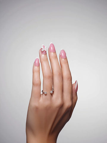 Classic Nude Almond Press On Nails