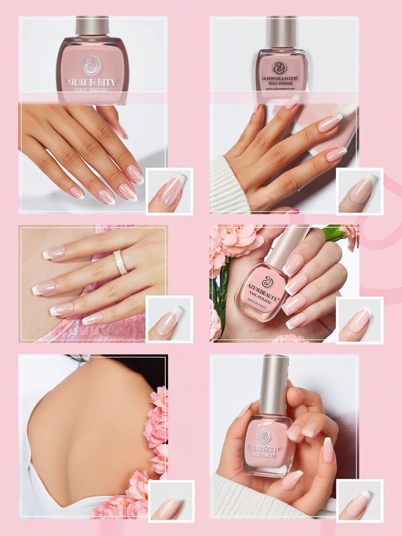 Clear Jelly French Tip Nail Stamper