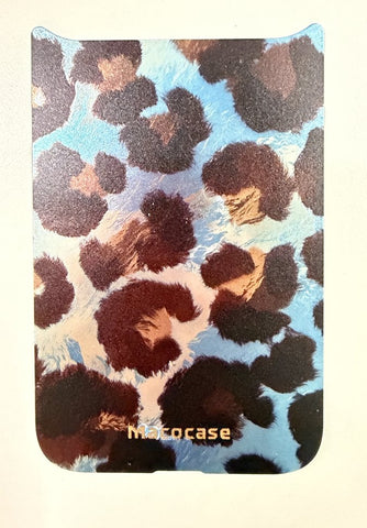 Blue Leopard Print Phone Case