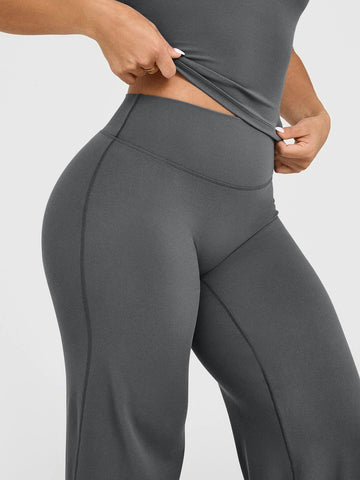 High-Waisted Wide-Leg Comfy Yoga Pants-Multicolor