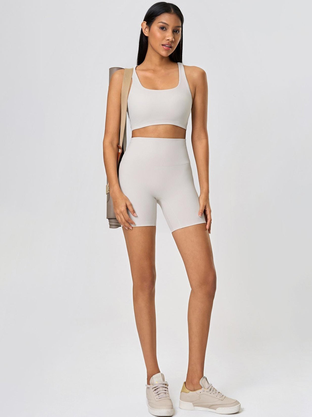 X-Back Cutout Open-Back Statement Sports Vest-Multicolor