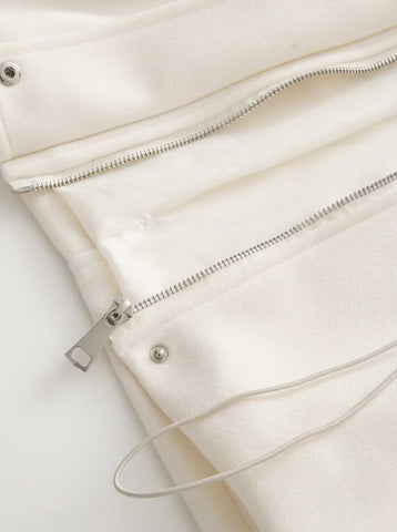 Cinched Waist Utility Jacket