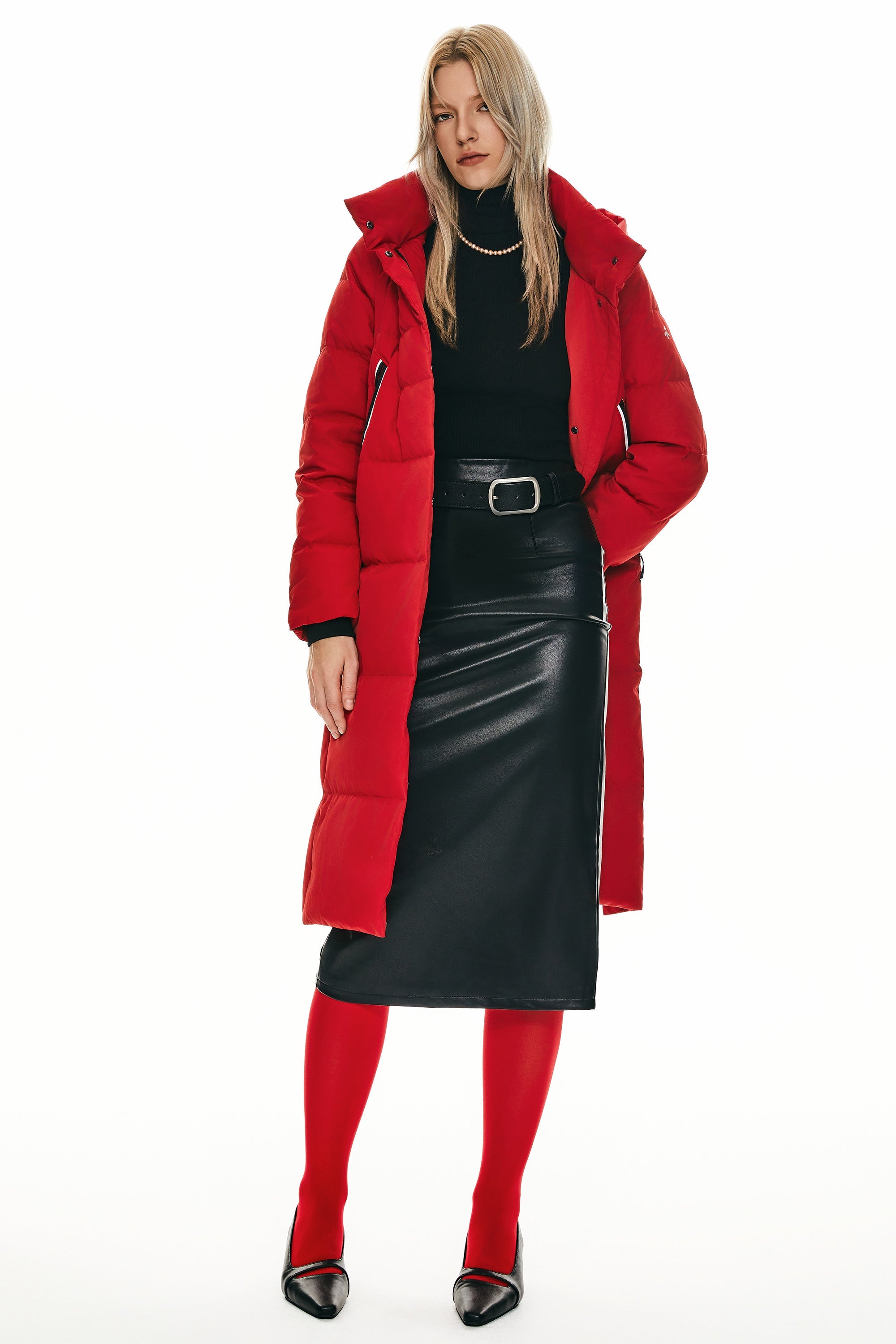 Cozy Hooded Long Puffer Coat