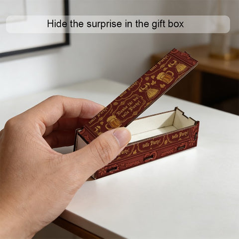 Danke für die tolle Party! Wooden Storage Box