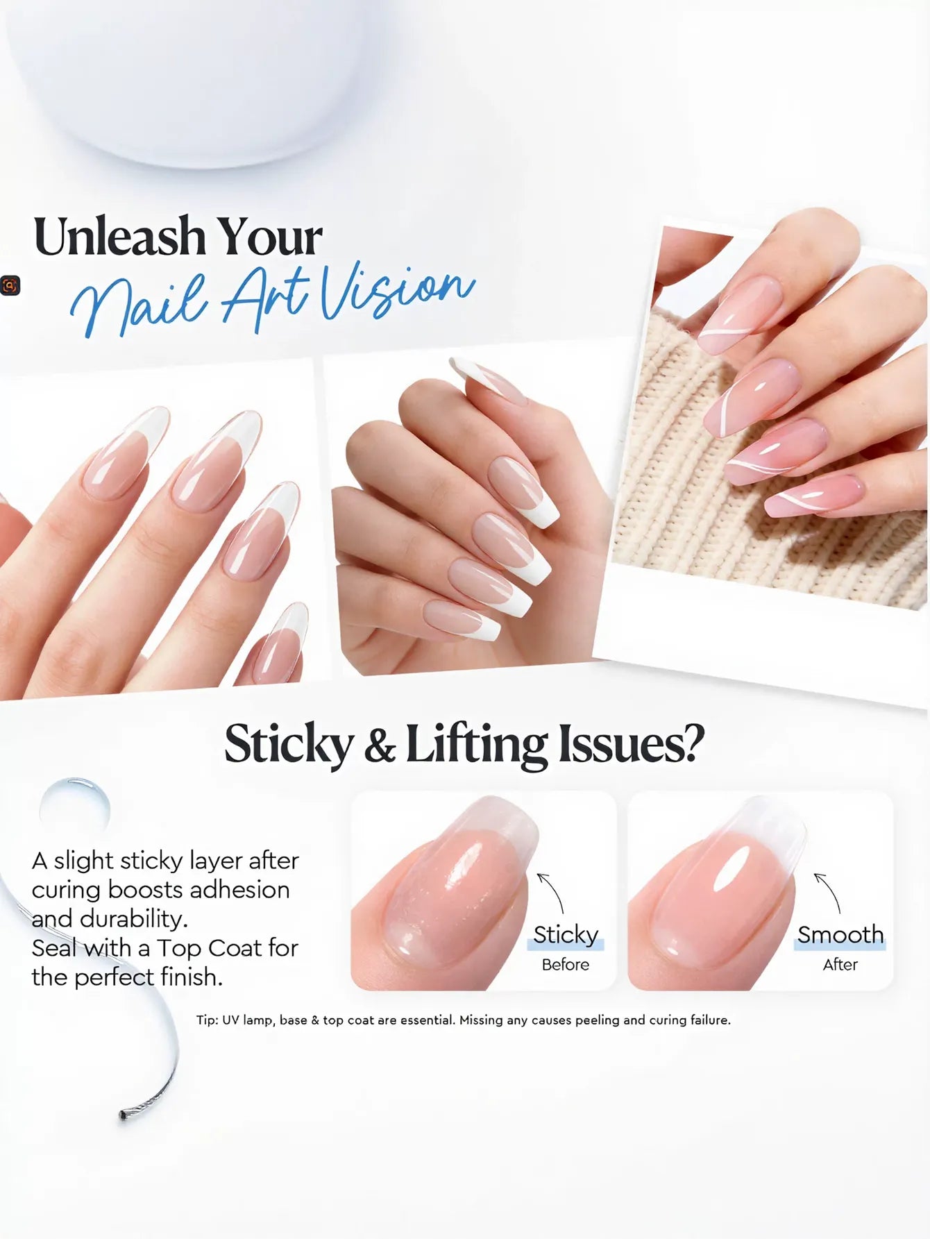 Clear Strengthening Self Leveling Builder Gel