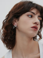 Abstract Artistic Figure Statement Earrings