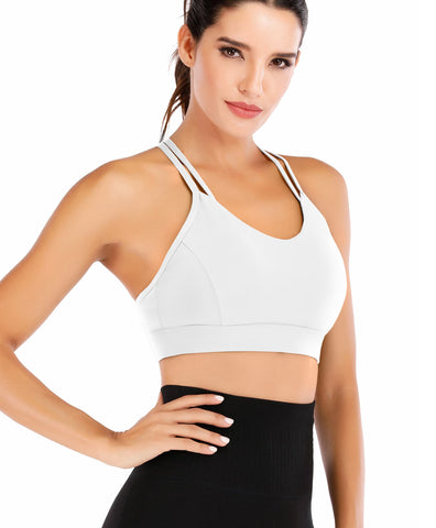 Strappy Back Medium Support Sports Bra