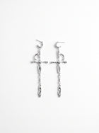 Edgy Gothic Sword Dangle Earrings