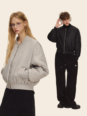 Oversized Padded Bomber Jacket