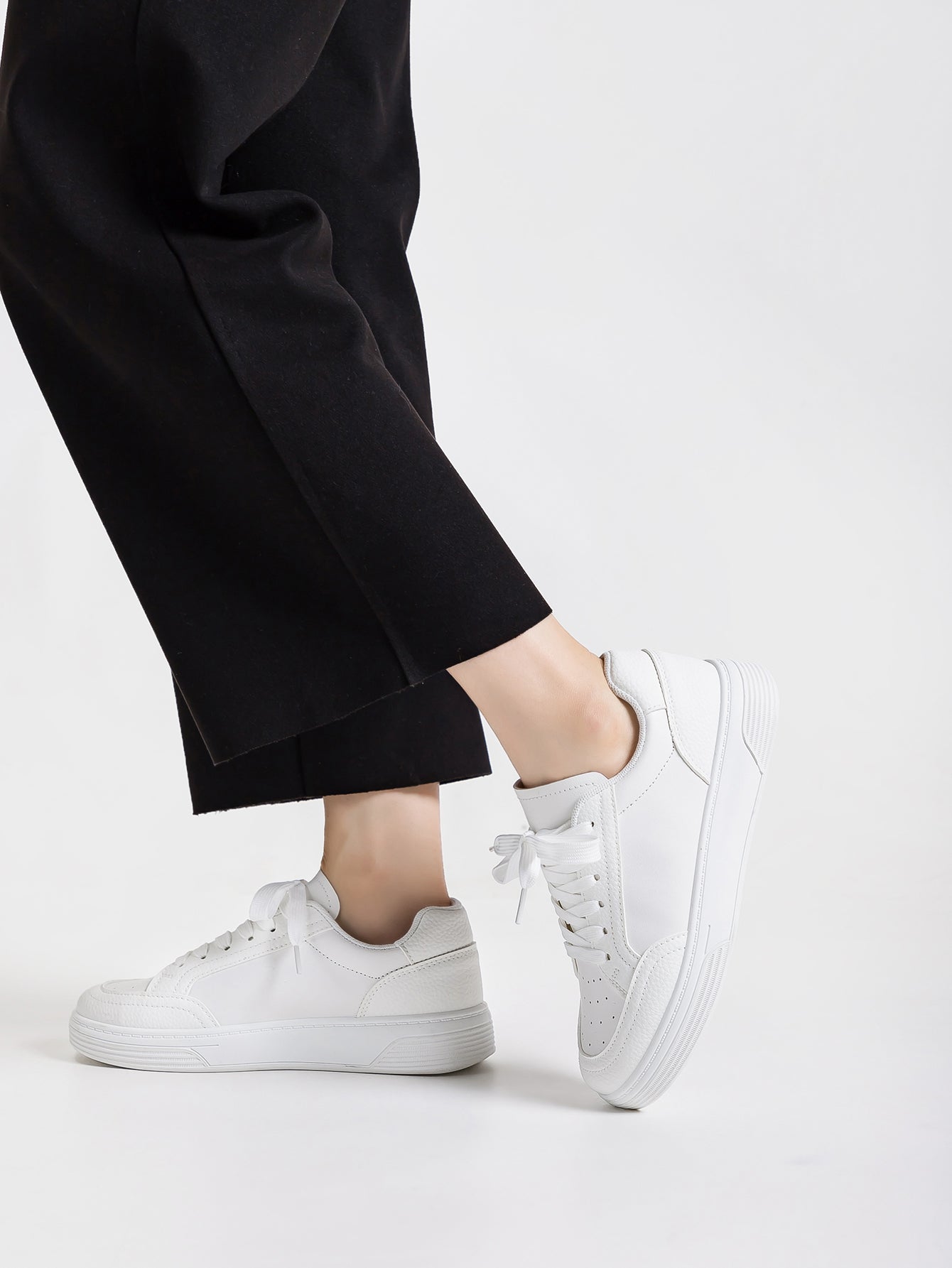 Breathable Platform Minimalist Casual Shoes-White