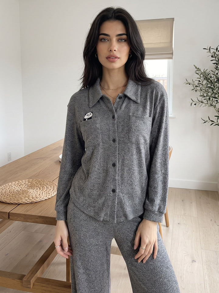 Cozy Soft Panda Print Pajama Set