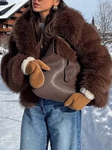 Cozy Plush Faux Fur Jacket