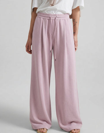 Cotton Drawstring Relaxed Trousers