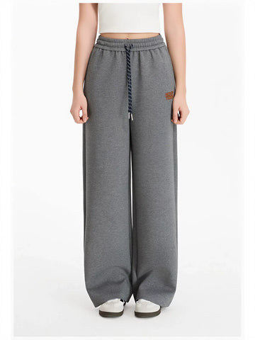 Comfy Drawstring Wide Leg Sweatpants