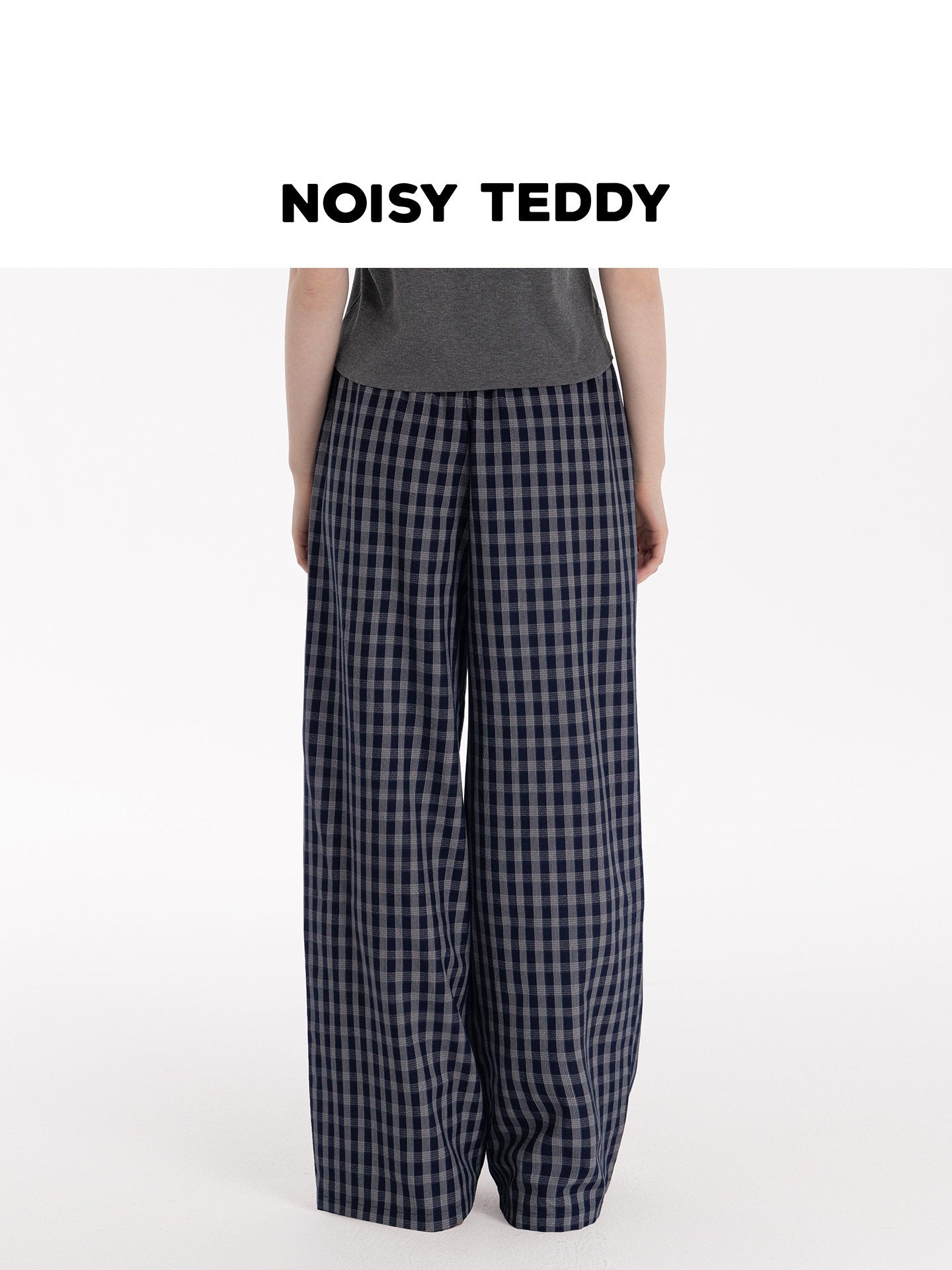 Comfy Plaid Wide Leg Pants
