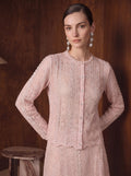 Elegant Sequin Lace Mock Neck Sweater