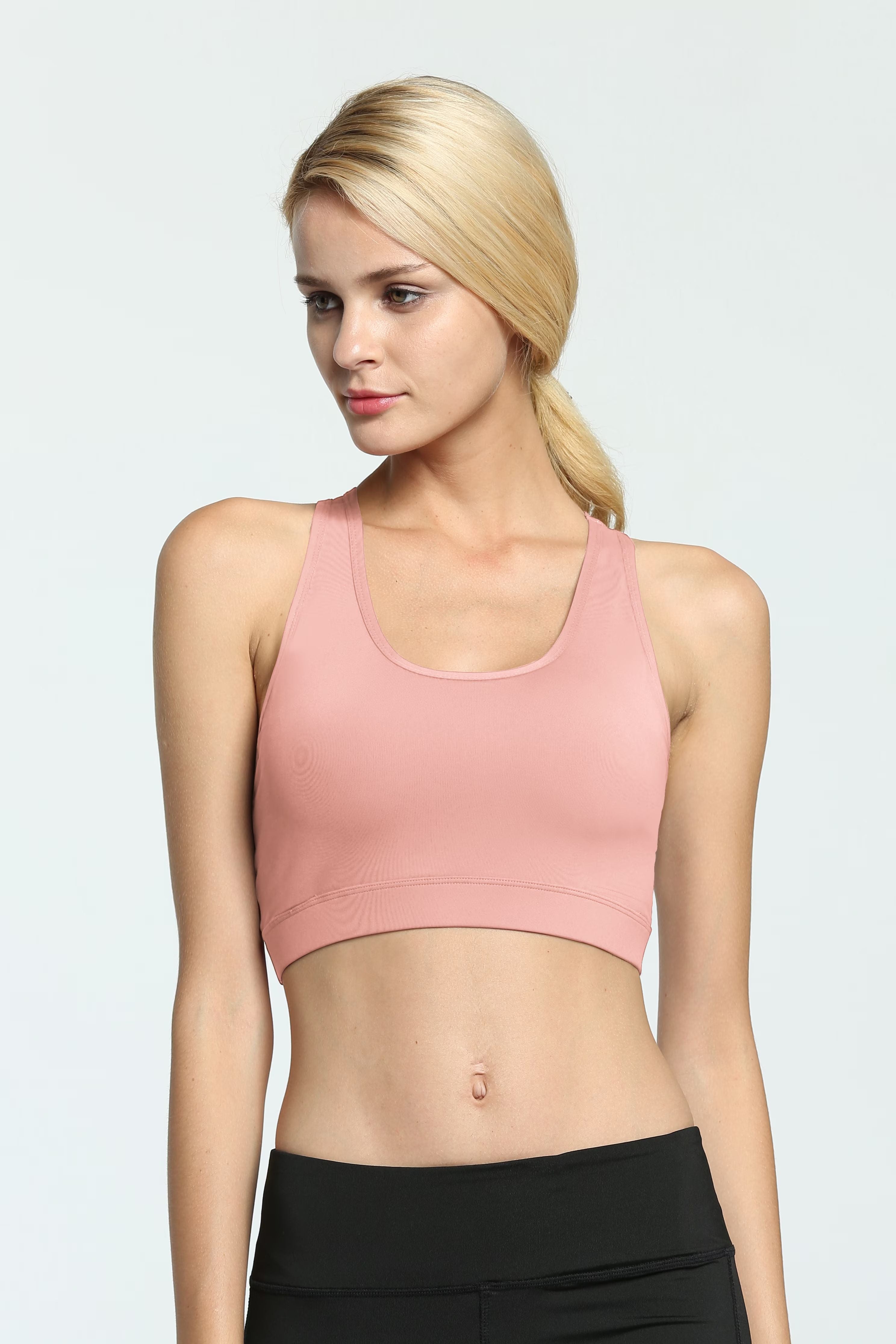 Phone Pocket Backless Sports Bra
