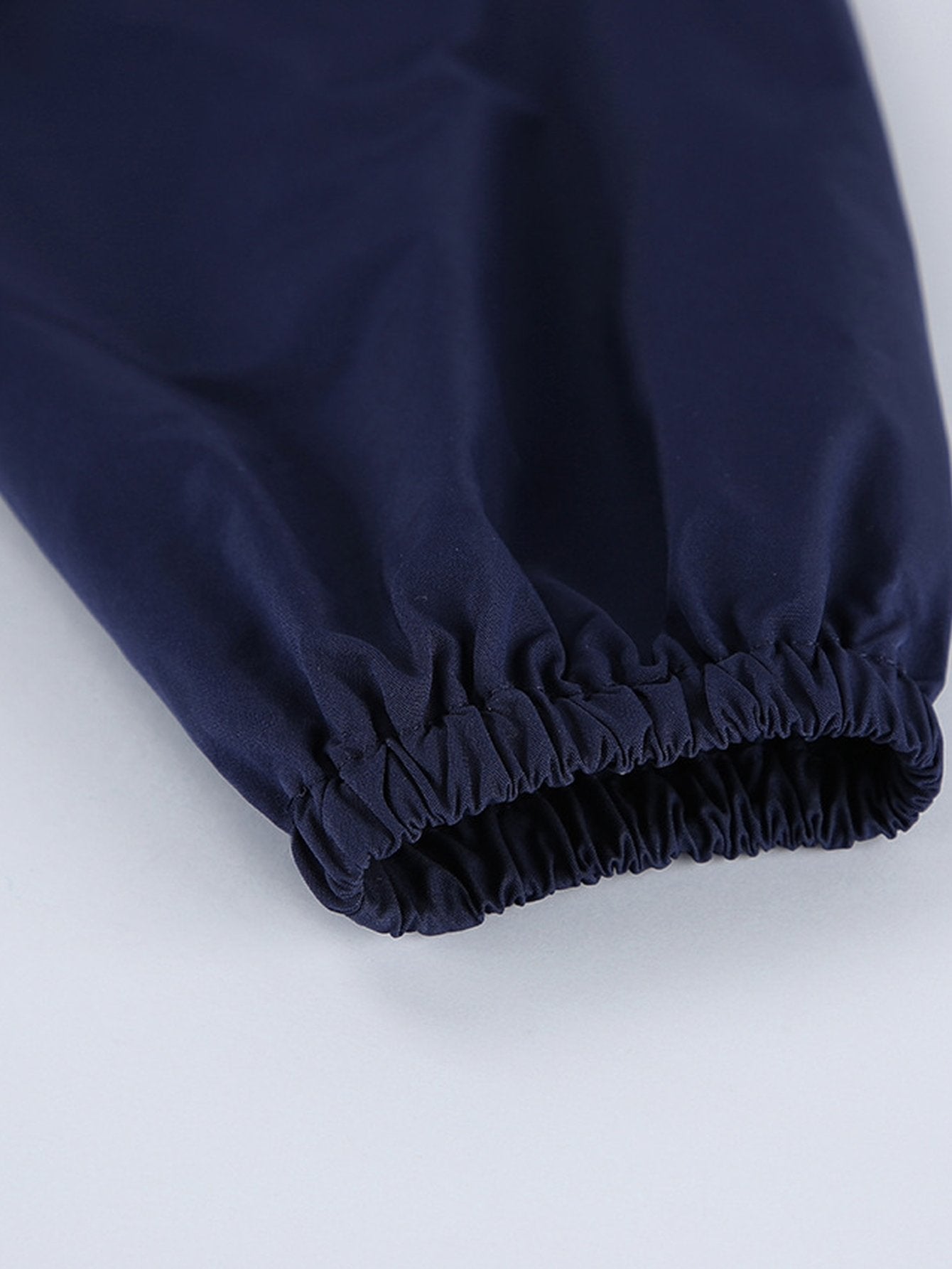 Oversized Mock Neck Zip Up Jacket