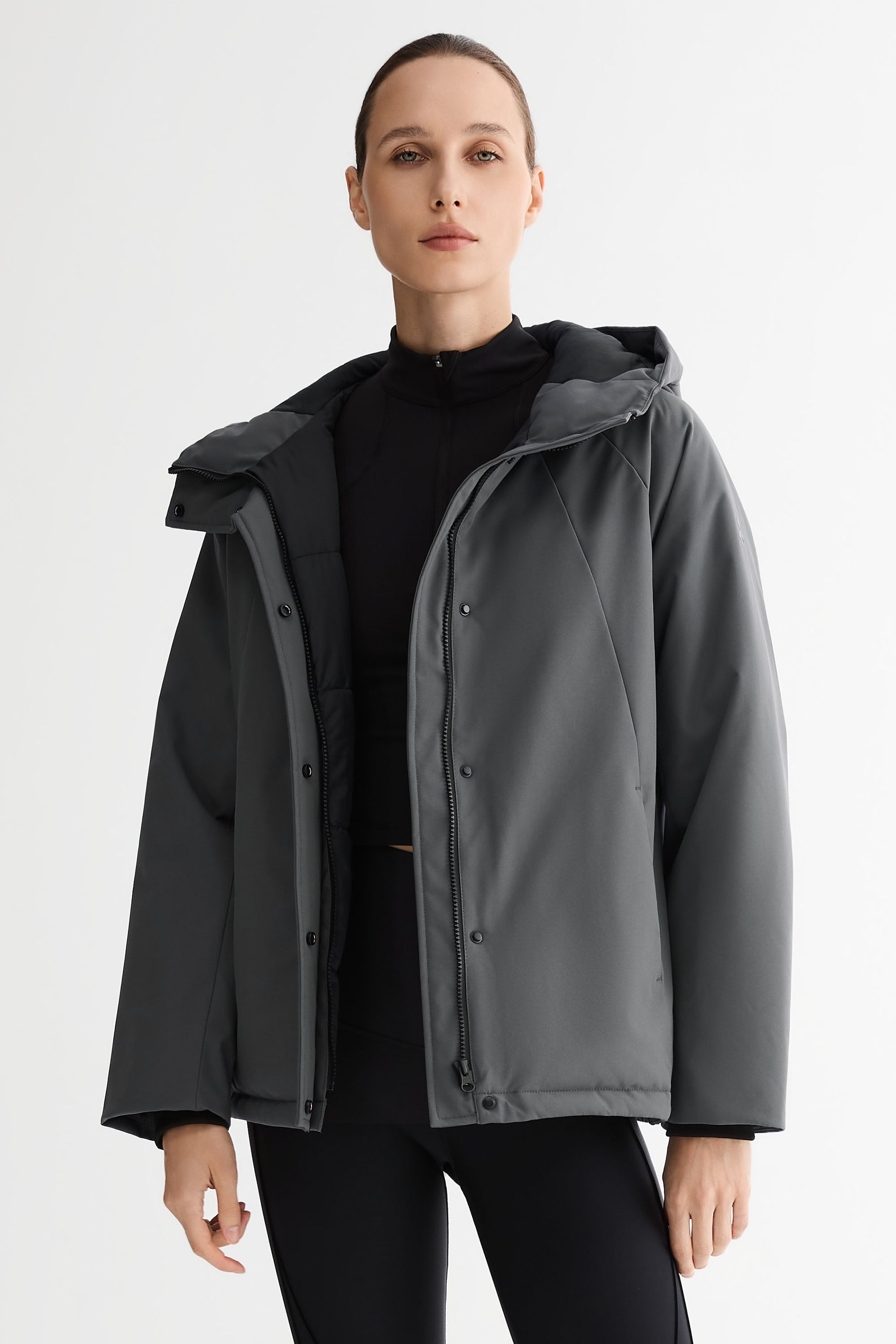 Waterproof Hooded Essential Puffer Jacket