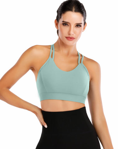 Strappy Back Medium Support Sports Bra