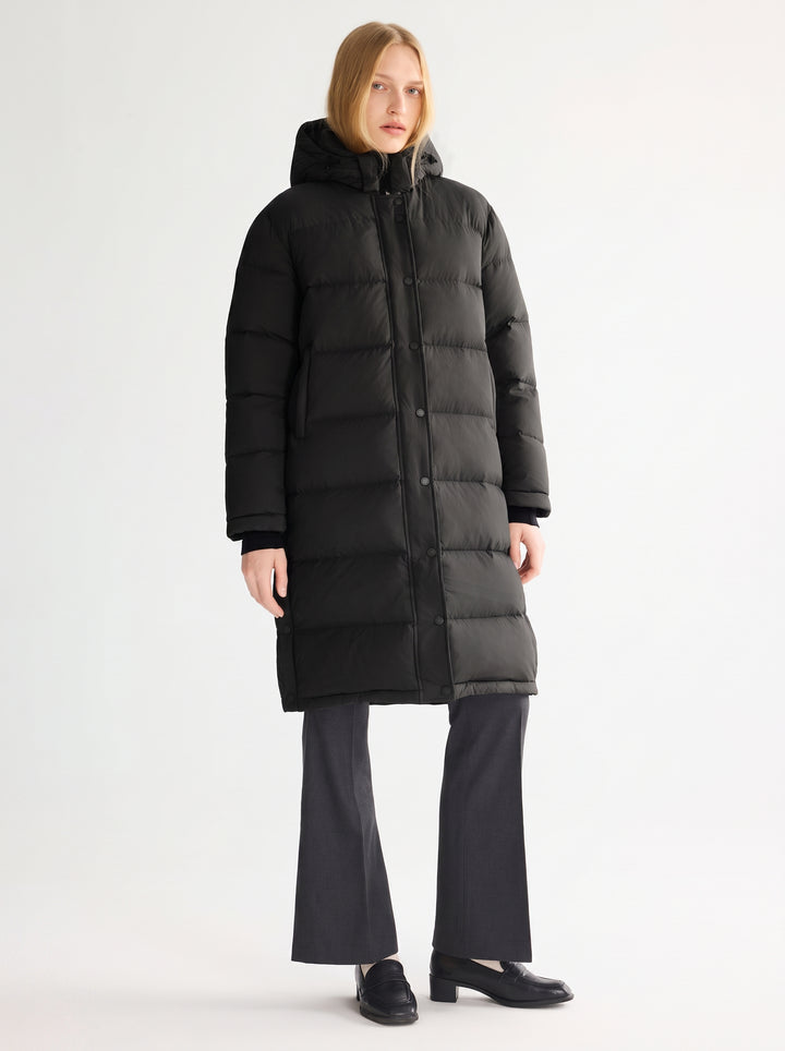 Cozy Hooded Long Puffer Coat