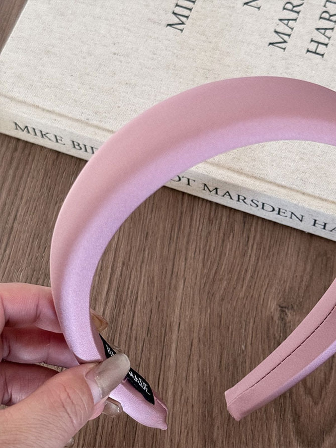 Minimalist Padded Satin Headband