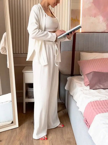 Cozy Ribbed Knit Lounge Set
