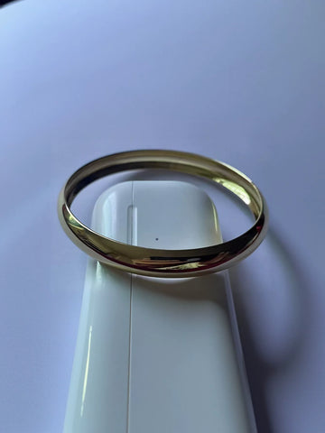 Minimalist Gold Plated Bangle Bracelet