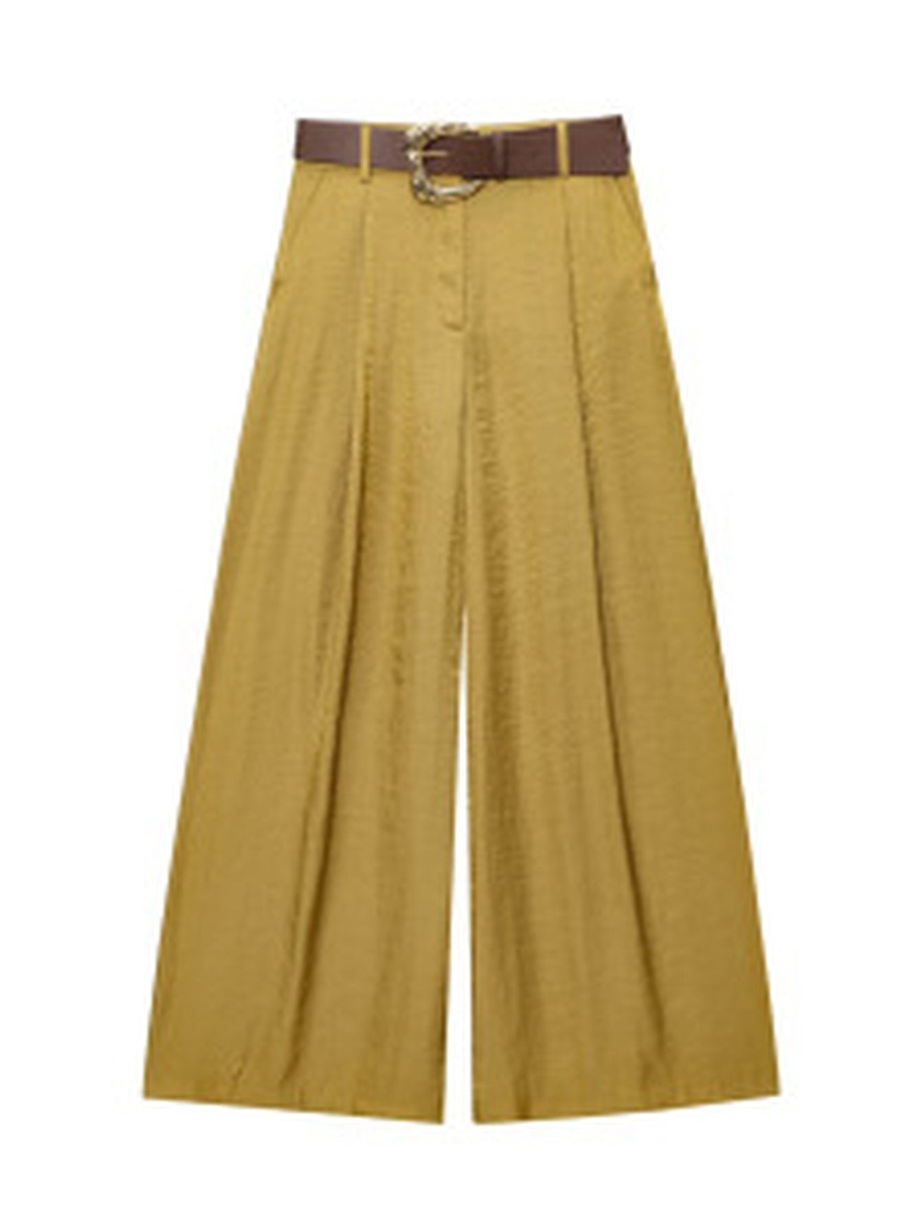 High Waisted Shimmer Wide Leg Pants