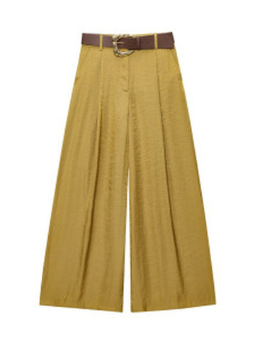 High Waisted Shimmer Wide Leg Pants