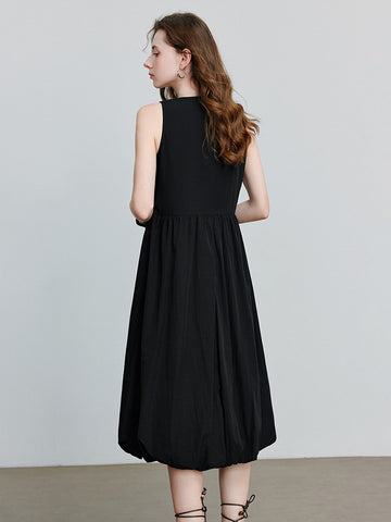 Flowy Light Casual Midi Dress
