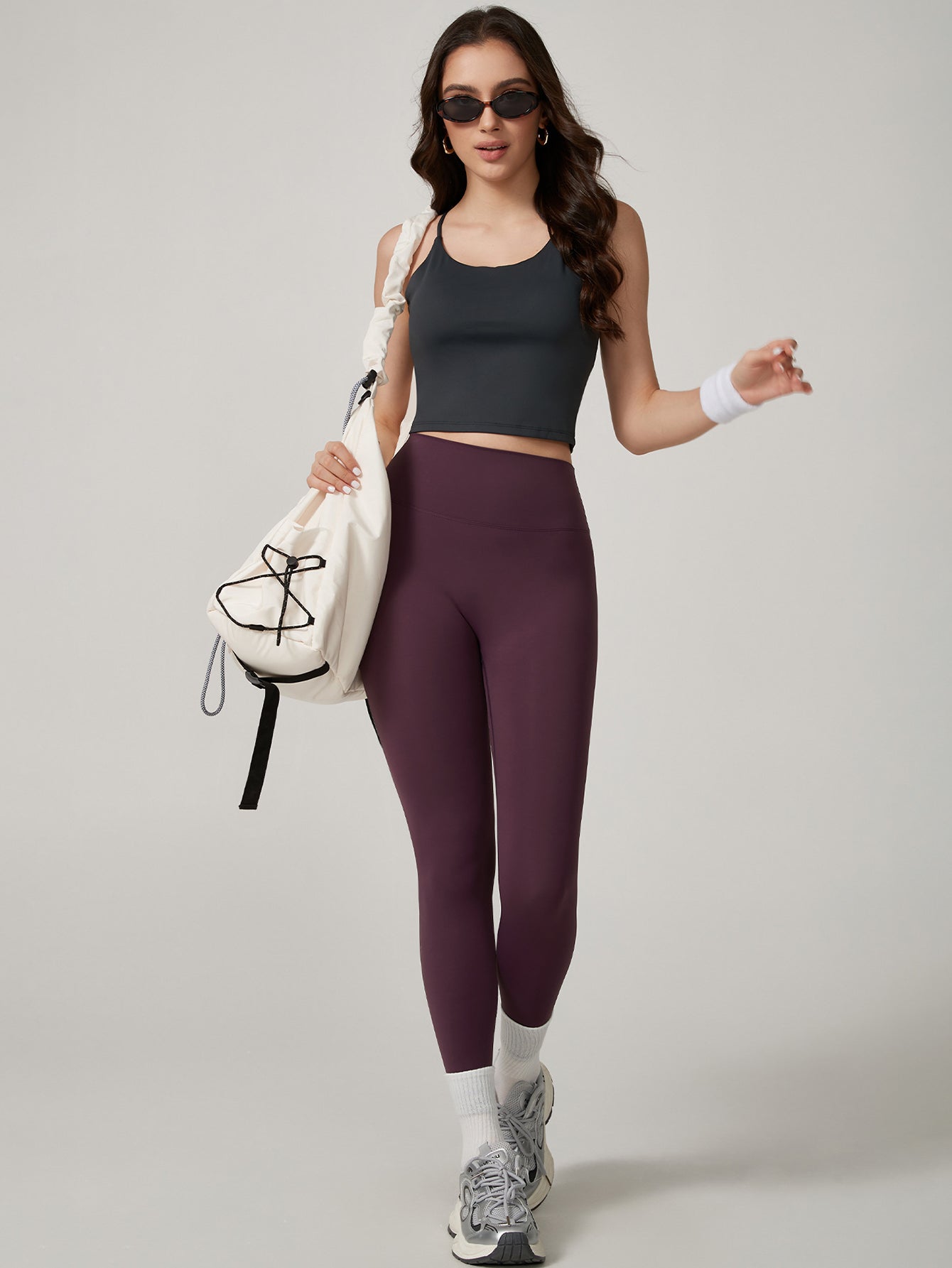 High-Waisted Workout Yoga Leggings-Multicolor