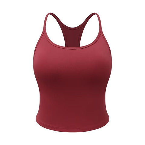 Seamless Sexy Back Workout Tank Top