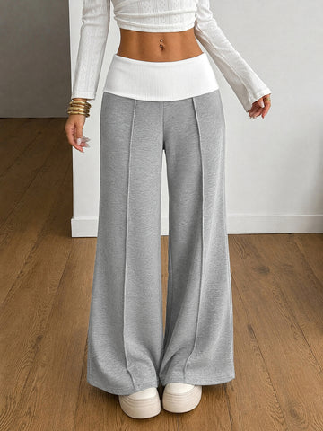 High Waisted Wide Leg Sweatpants