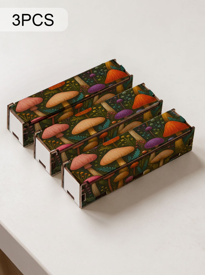 Mushroom Print Storage Box