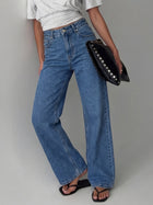 High Waisted Relaxed Fit Jeans