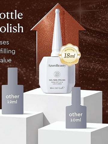 Shimmering Brown Cat Eye Gel Polish