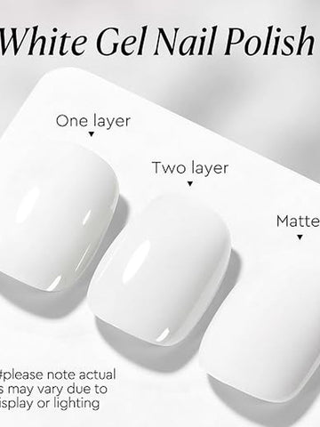 Pure White Soak Off Gel Polish