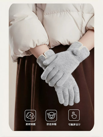 Cozy Warm Knit Winter Gloves