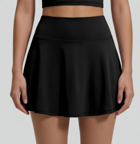 High Waisted Pockets Athletic Skort