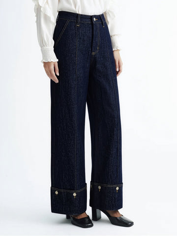 High Waisted Wide Leg Jeans