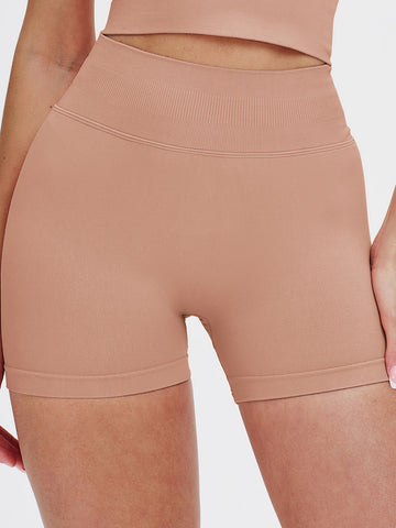 High Waisted Seamless Bike Shorts