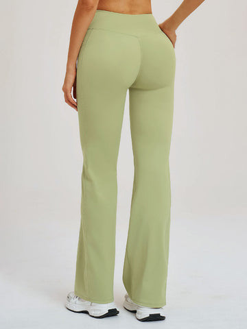 High Waisted Flare Leg Yoga Pants
