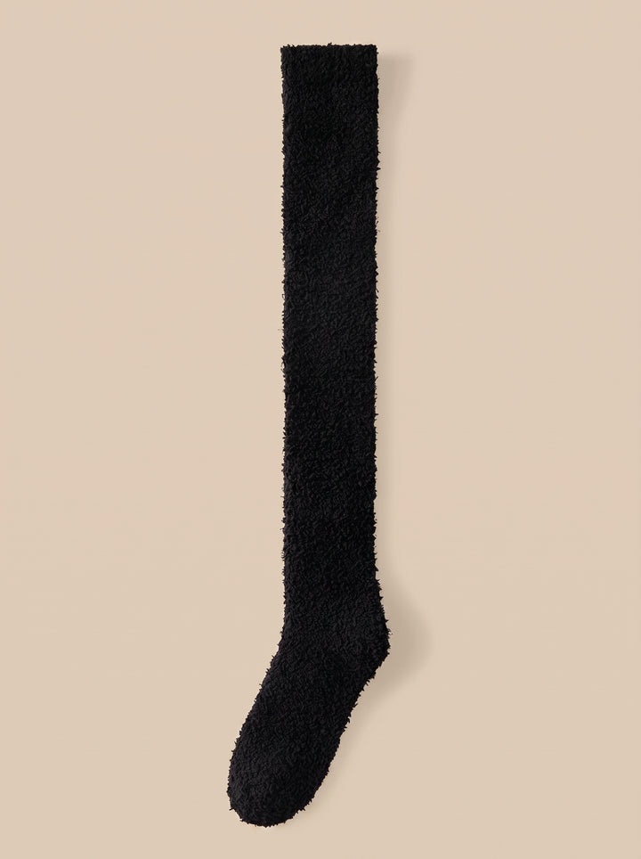 Cozy Plush Over The Knee Socks
