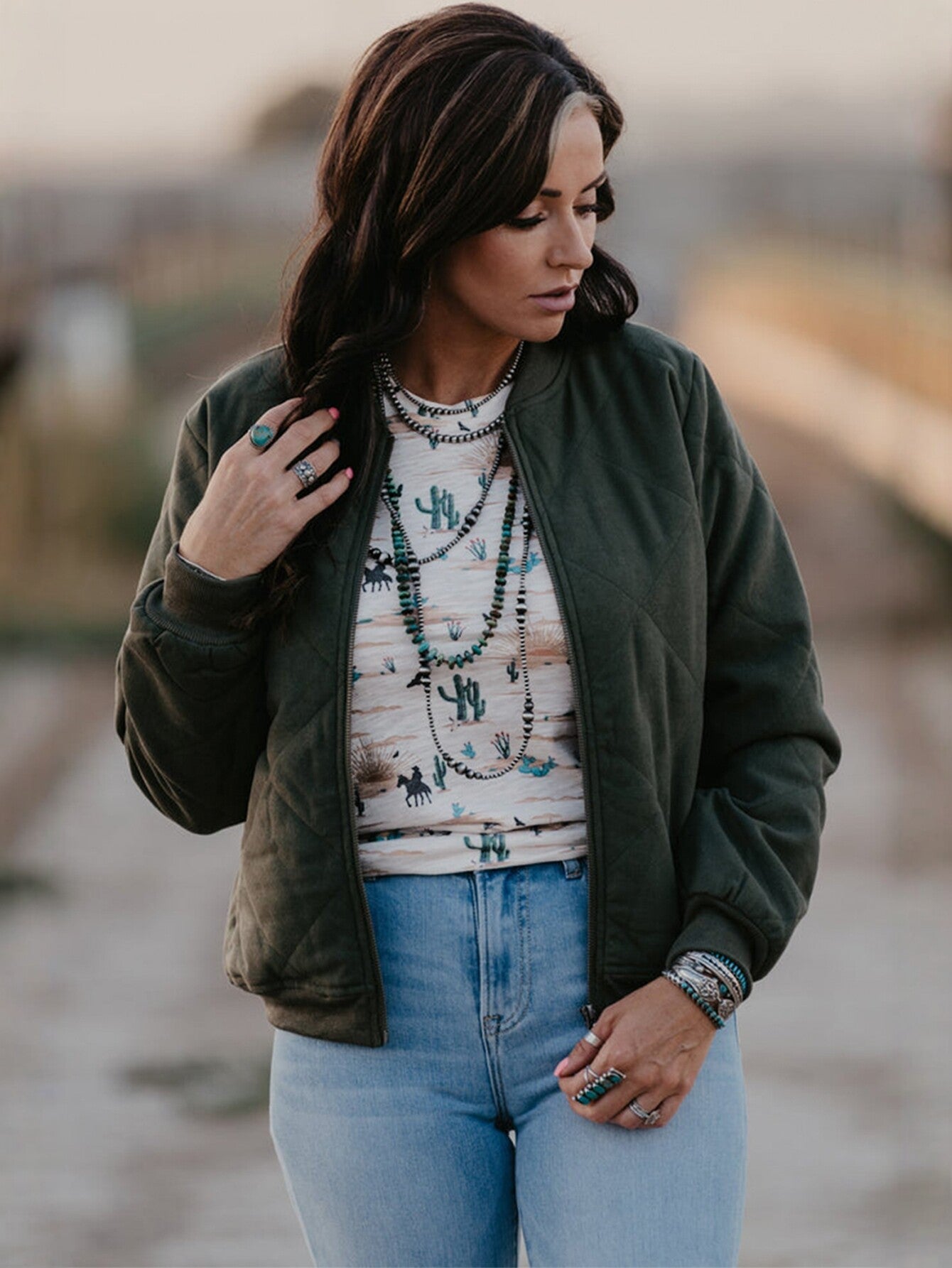 Desert Print Short Sleeve T-Shirt