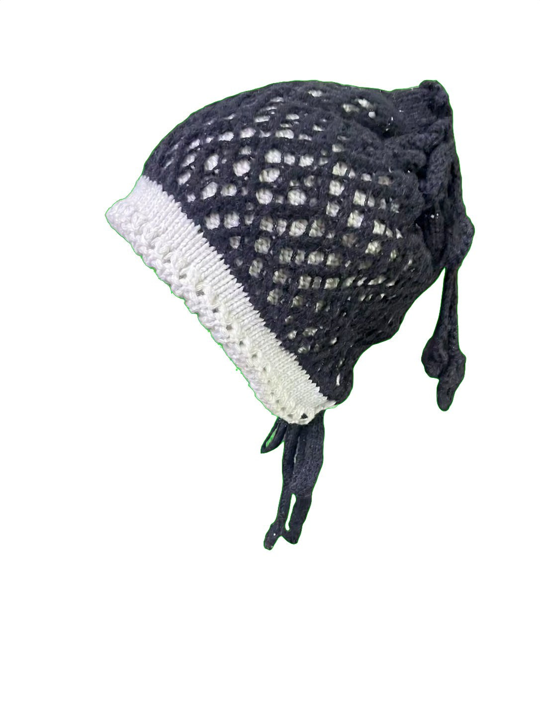 Boho Crochet Tie Bonnet Hat
