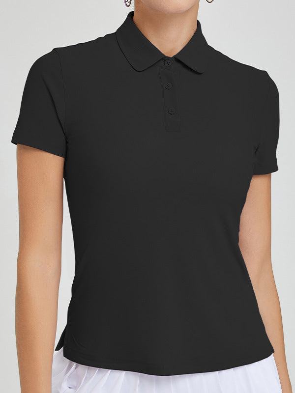 Breathable Moisture Wicking Athletic Polo Shirt